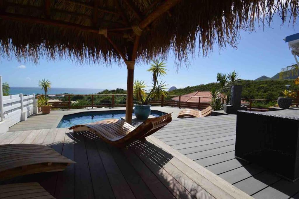 La Villa Coconut Vue A 180° Mer Rocher Du Diamant Le Diamant Luaran gambar