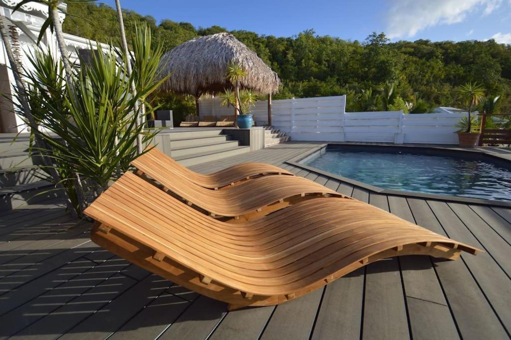 La Villa Coconut Vue A 180° Mer Rocher Du Diamant Le Diamant Luaran gambar