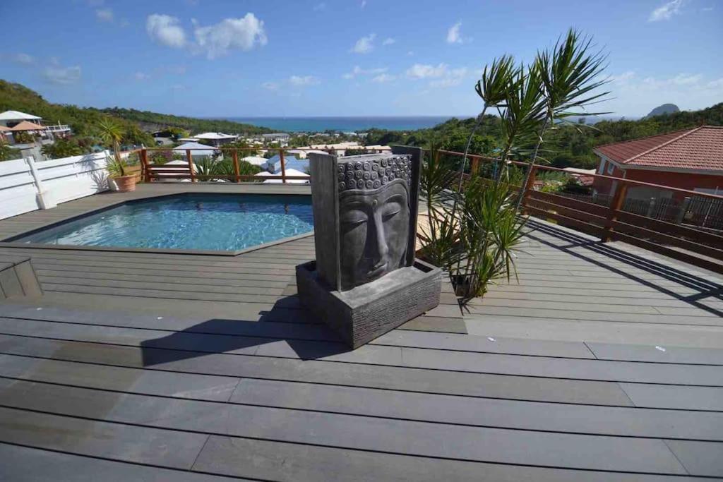 La Villa Coconut Vue A 180° Mer Rocher Du Diamant Le Diamant Luaran gambar