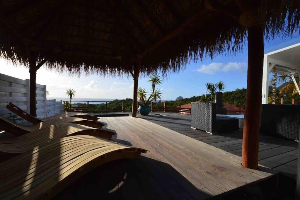 La Villa Coconut Vue A 180° Mer Rocher Du Diamant Le Diamant Luaran gambar