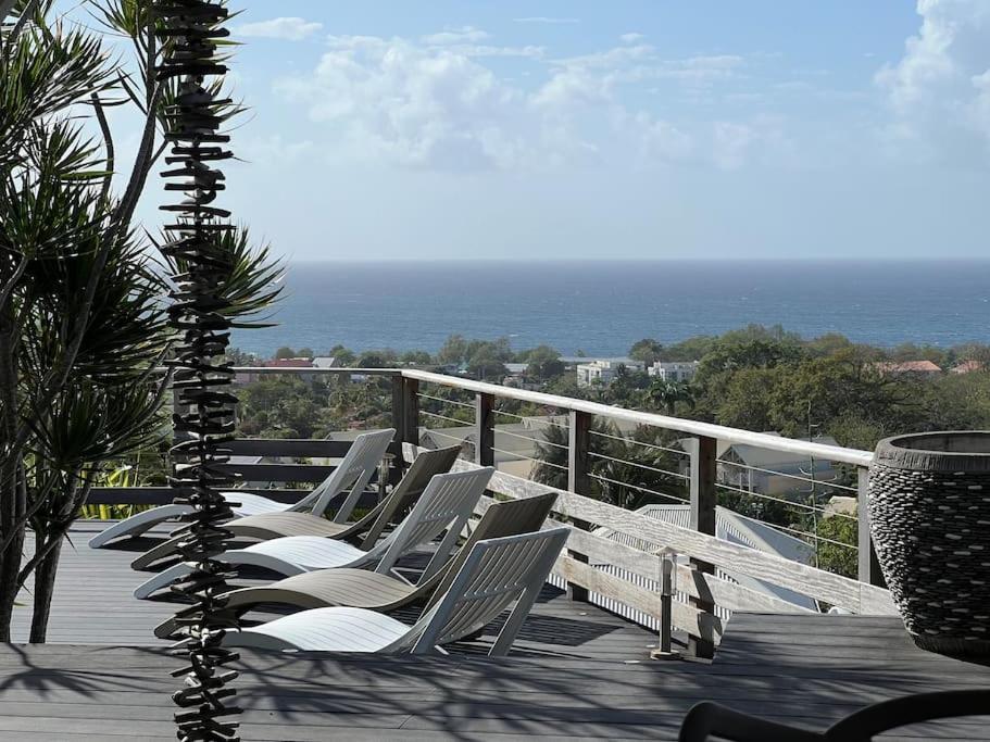 La Villa Coconut Vue A 180° Mer Rocher Du Diamant Le Diamant Luaran gambar