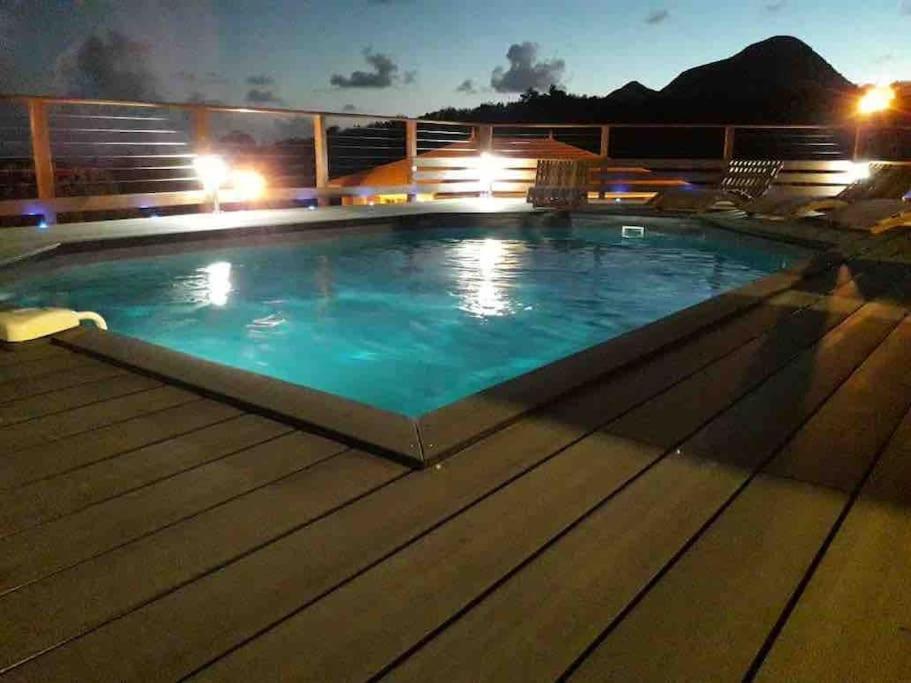 La Villa Coconut Vue A 180° Mer Rocher Du Diamant Le Diamant Luaran gambar