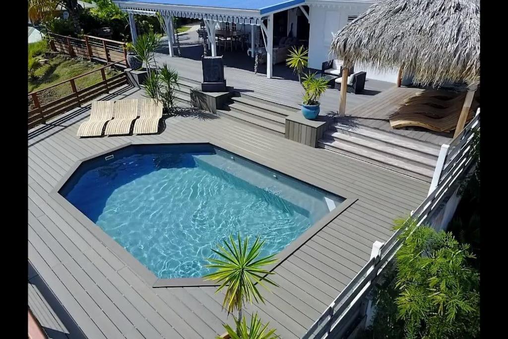 La Villa Coconut Vue A 180° Mer Rocher Du Diamant Le Diamant Luaran gambar