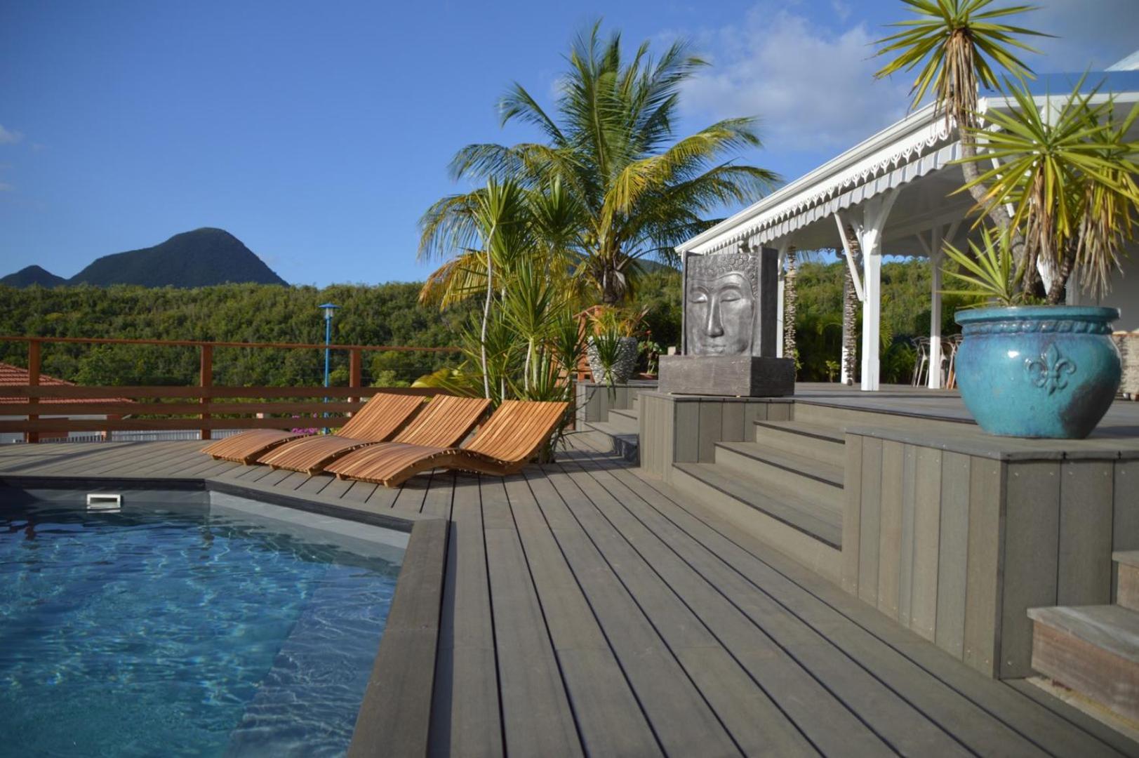 La Villa Coconut Vue A 180° Mer Rocher Du Diamant Le Diamant Luaran gambar